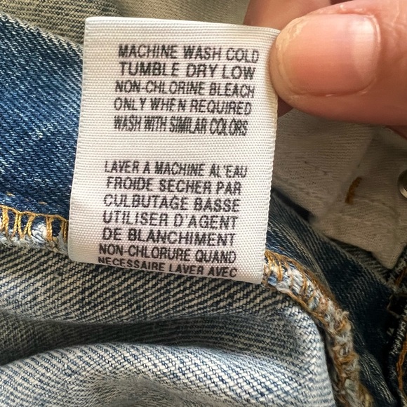 Vintage Polo Jeans Co. 90s Ralph Lauren Denim 32x32 USA Flag Embroidered - Picture 8 of 14